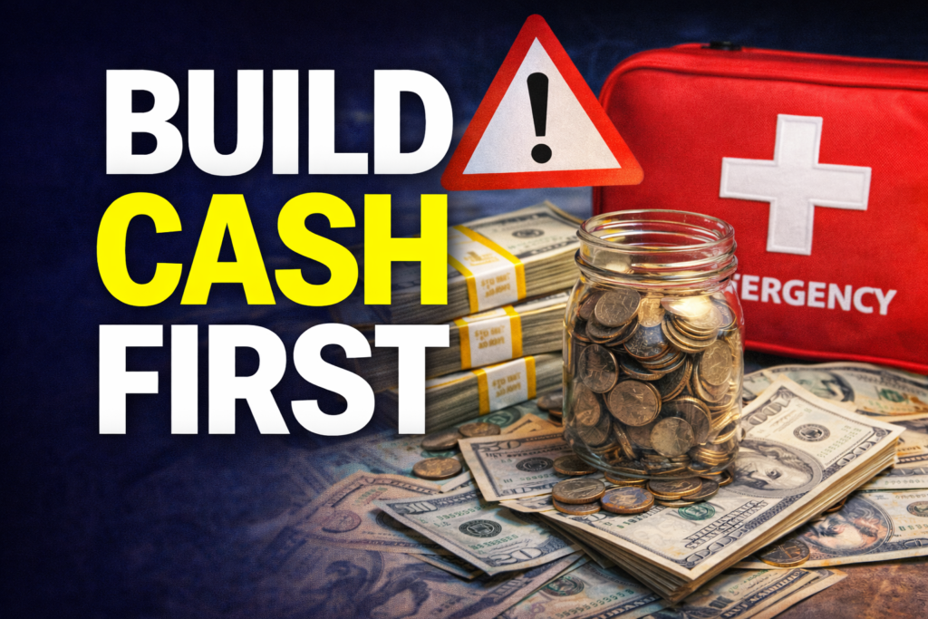emergency fund savings concept with cash money and financial safety in 2026