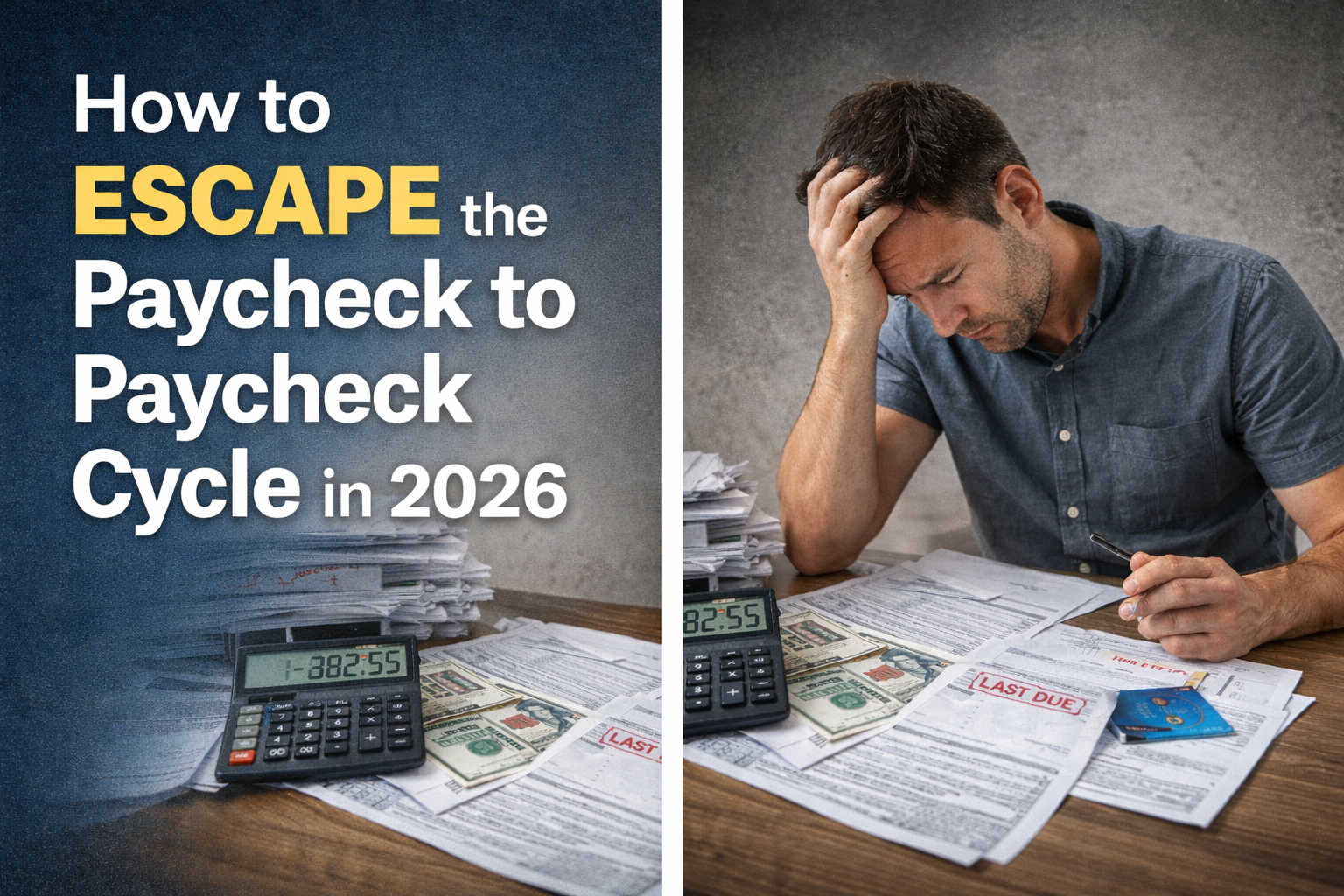 How to Escape the Paycheck to Paycheck Cycle in 2026 (Step-by-Step Plan That Actually Works)
