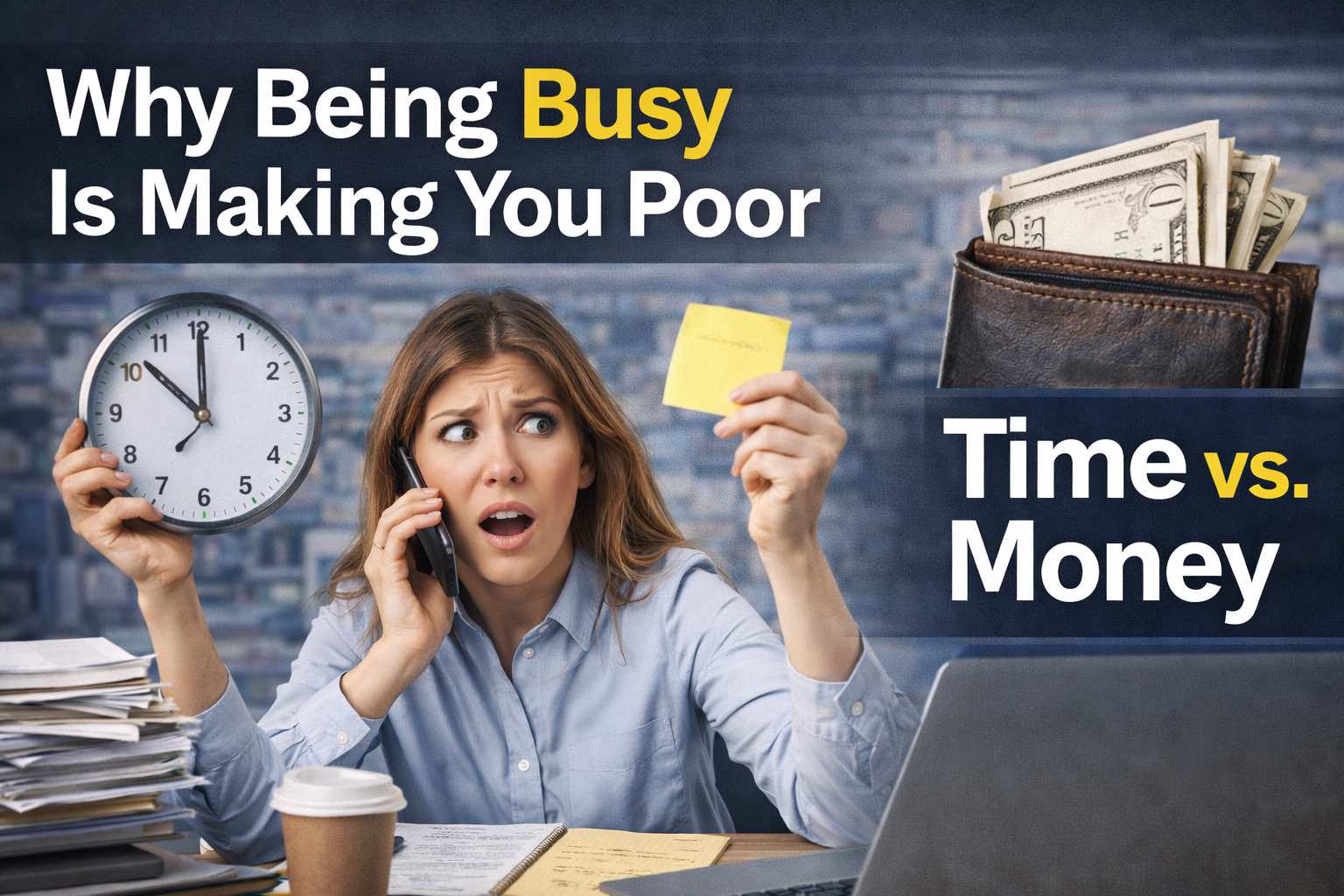 Why Being Busy Is Making You Poor (The Time Trap Nobody Talks About)