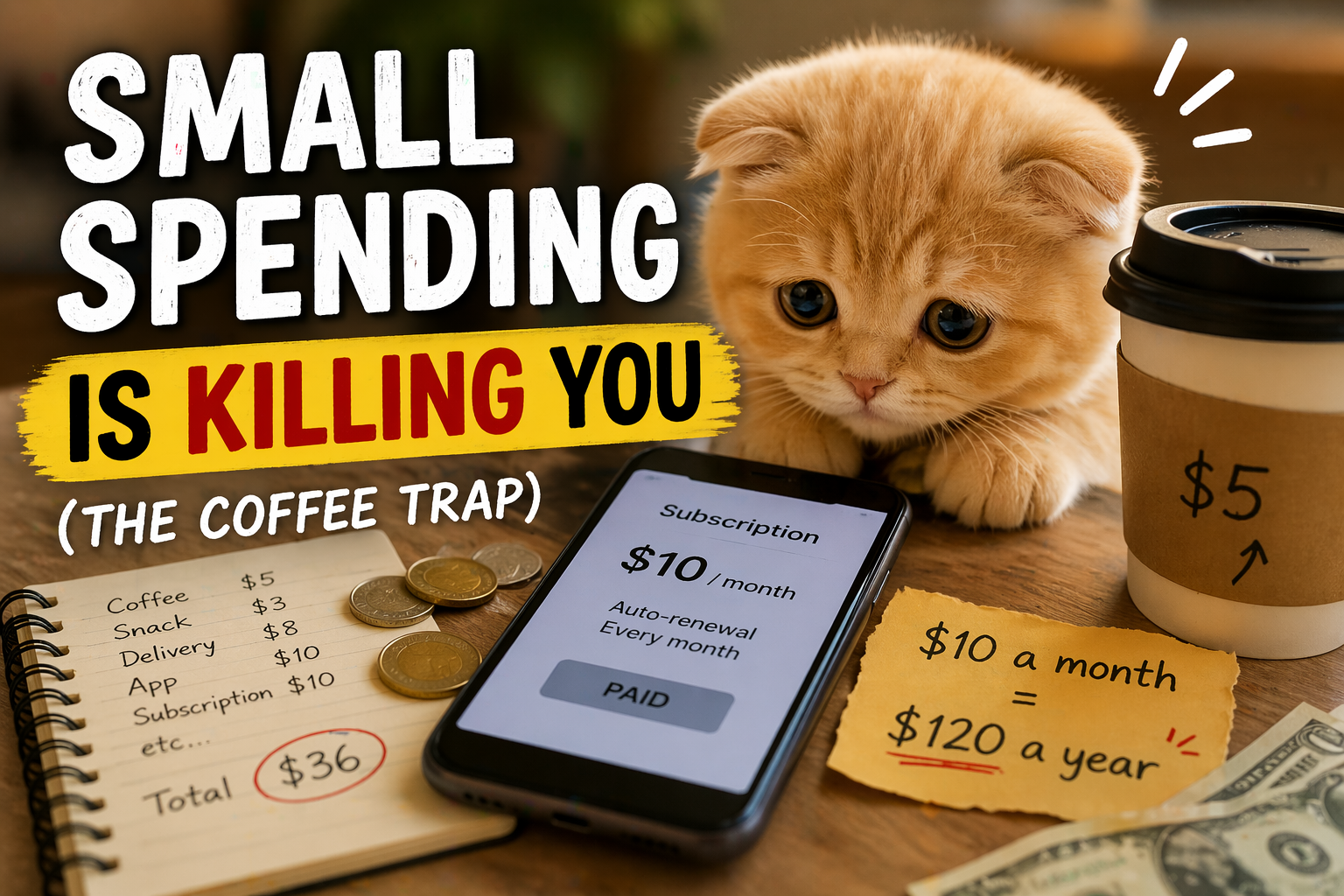 Why Small Expenses Are Keeping You Poor (The Coffee Trap Explained)