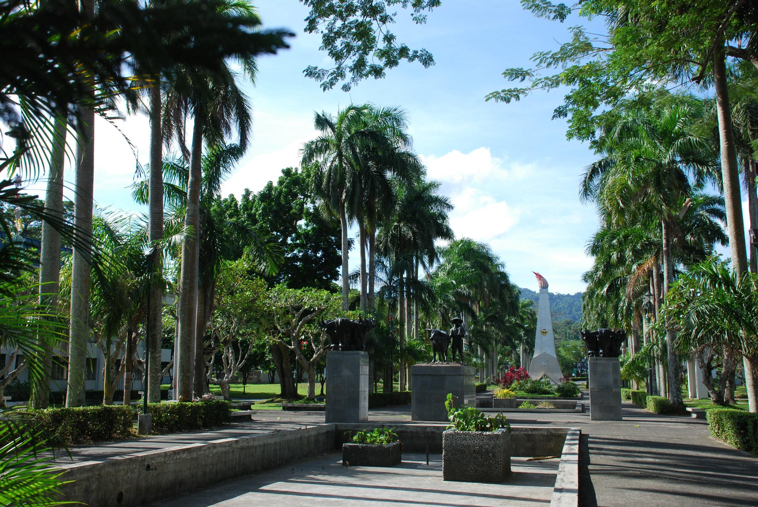 cost of living in the Philippines tropical lifestyle palm trees park