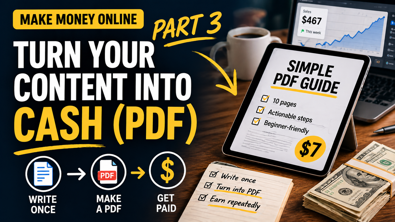 How Beginners Make Money Online (Part 3) — When Content Starts Paying You (PDF)