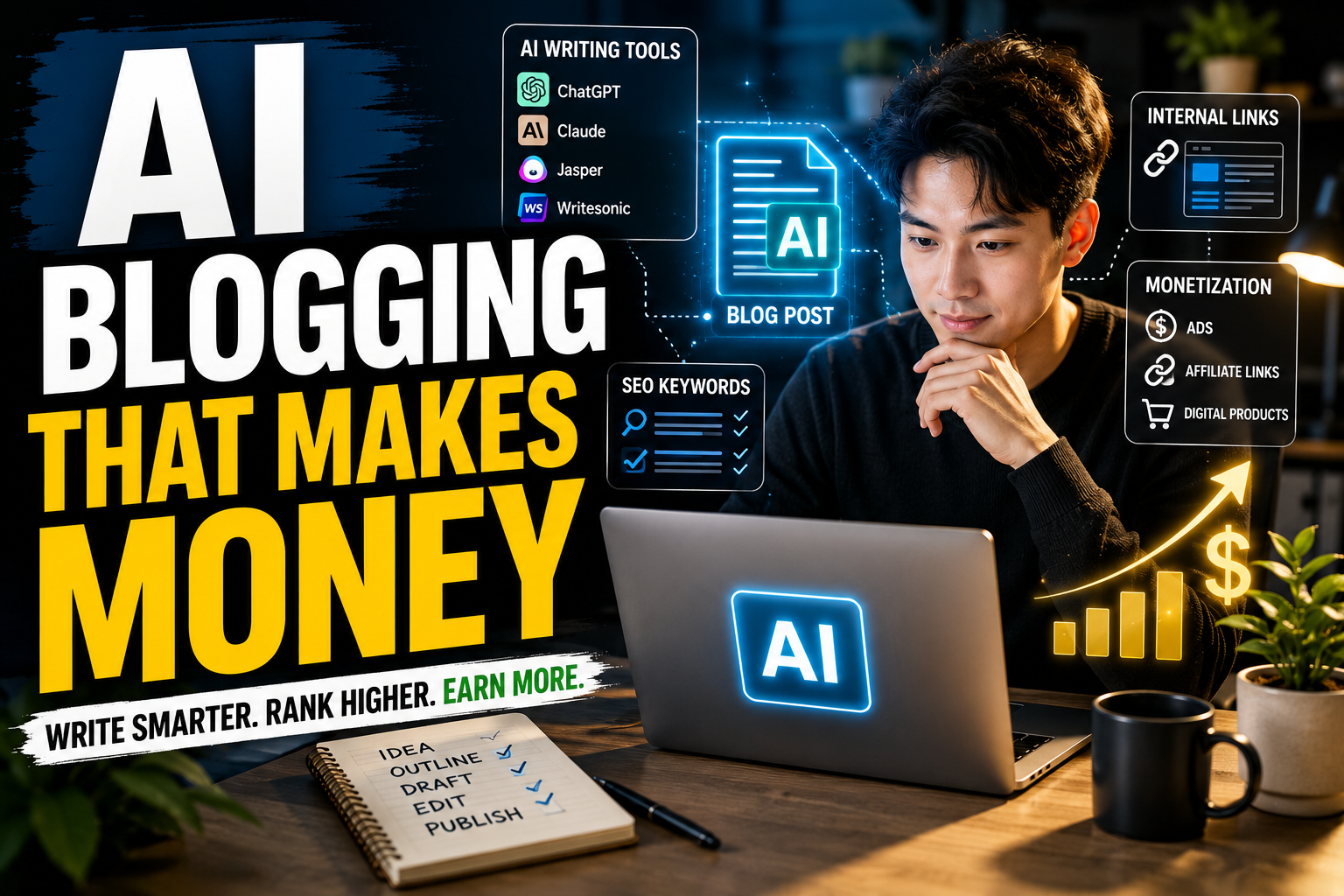 AI Money Series 3:How to Use AI to Write Blog Posts That Can Actually Make Money